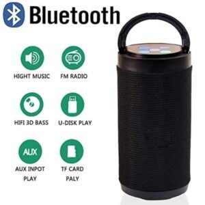 Portable Bluetooth Speaker, 3D sound quality with mobile stand