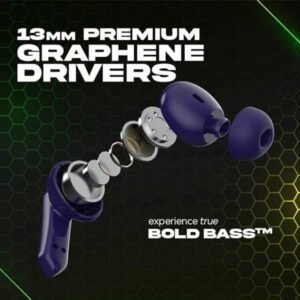 Wings Phantom 550 Earbuds, Gaming TWS in Ear Earbuds