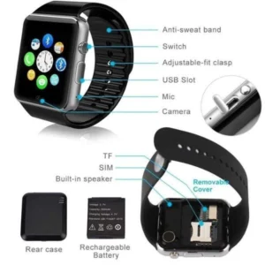 A1 Android Smart Watch with Calling feature and Sim Support