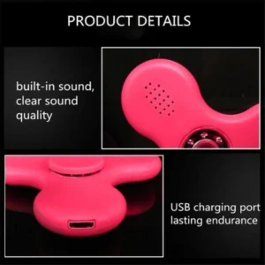 LED Light Bluetooth Wireless Speakers Fidget Hand Spinner