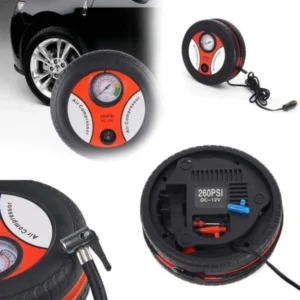 Air Compressor Pump Portable Electric Mini DC 12V for Car and Bike Tire Inflator