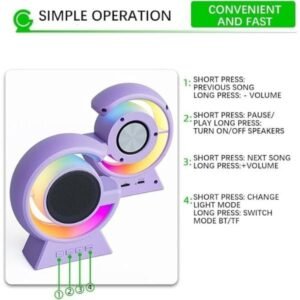 Portable Wireless Bluetooth Speaker with Crystal Clear Sound