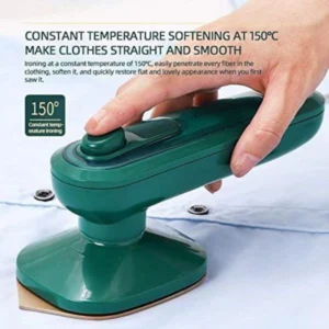 Portable Travel Iron Stream Mini Standing Ironing Dry & Wet Press for Travelling