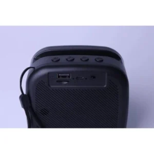 5 W Bluetooth Party Speaker (Black, Stereo Channel)