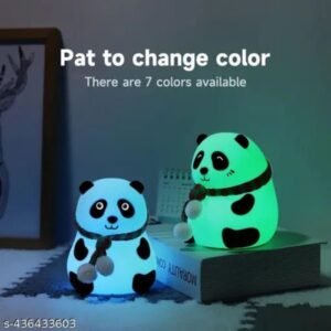 Panda Touch Night Lamp Light for Kids Silicone 7 Multicolour