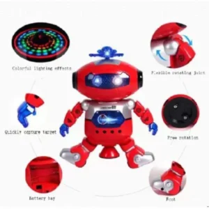Dancing Robot Electric Toy 360* Rotating Dance with Music
