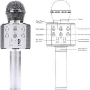 WS-858 Wireless Bluetooth Mic with Speaker Portable