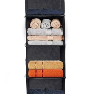 Closet Hanging Organizer, 4 Tier Closet Wardrobe Organizer