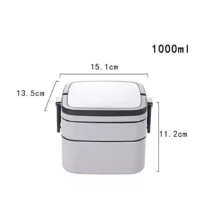 Lunch Box Double Layers Portable Bento