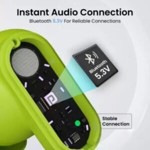 Portronics Twins S16 Bluetooth Earbuds with Mic,24H Playtime
