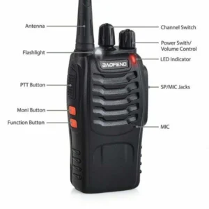 Baofeng BF-888S Walkie Talkie, Long Range VOX Two Way Radio