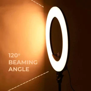 LED Ring Light with 3 Color Modes Dimmable Lighting