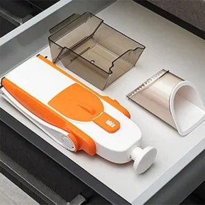 Stainless Steel Adjustable Slicer with Safety Holder