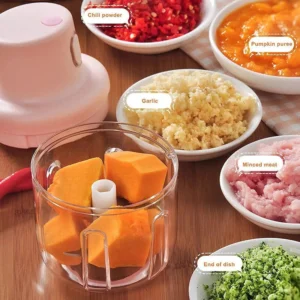 Electric Mini Garlic Chopper| Portable Cordless with USB