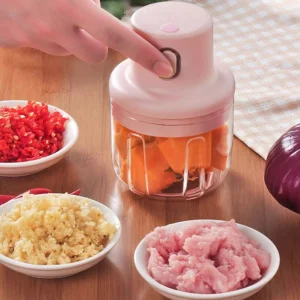 Electric Mini Garlic Chopper| Portable Cordless with USB