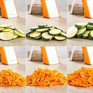 Stainless Steel Adjustable Slicer with Safety Holder