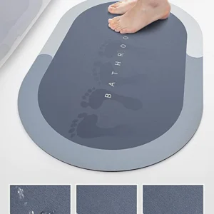 Anti-Slip Bath Mat (40 x 60 cm) Quick Water Absorbent