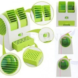 Mini Fan & Portable Dual Bladeless Small Air Water pack of 2 pcs