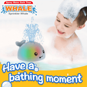 Electric Blowing Floating Ball Toy Dolphin