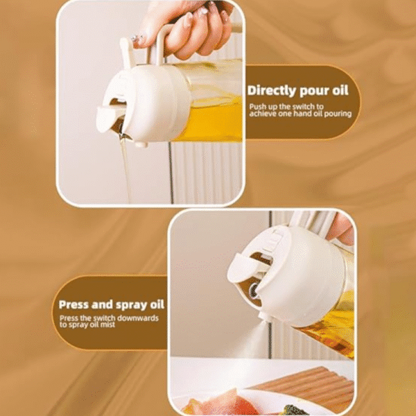 Oil Dispenser Sprayer Bottle