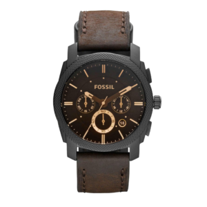 Fossil FS4656 Machine Leather Analog Watch