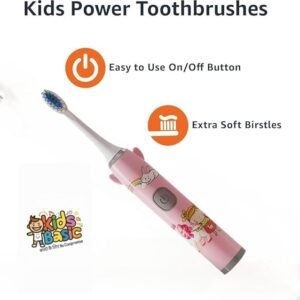 Electric Toothbrush with Cartoon Characters for Kids