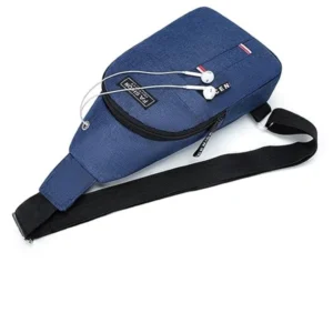 Small Chest & Sling Bag with Earphones Hole