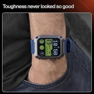 Ambrane Wise Stud Smartwatch with IP68, Sp02 Tracking