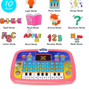 Educational Computer Mini Laptop Toy for Kids - LED Display and Fun Music .