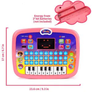 Educational Computer Mini Laptop Toy for Kids - LED Display and Fun Music .