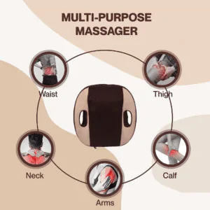 Back, Neck, Calf  Multifunction Massage Cushion Machine for Car, Home & Office Use.