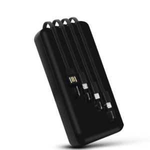 20000mAh Power Bank, 15W Fast Charging| Buit-in 4-in-1 Cables