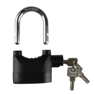 Alarm Lock Anti Theft Security Door System Padlock 110dB 10mm Hardened Steel Safety Purpose