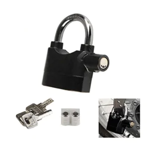 Alarm Lock Anti Theft Security Door System Padlock 110dB 10mm Hardened Steel Safety Purpose