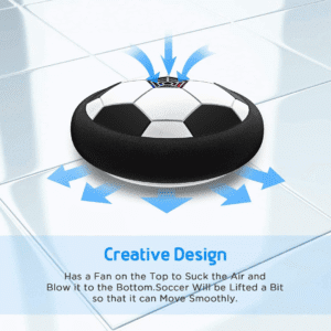 Football/Disc with Foam Bumpers and Colorful LED Lights