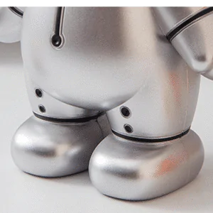 Astronaut Piggy Bank for Kids Statue Coin Box for Living Room Office Bedroom Silver