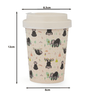 Eco-Friendly Bamboo Fibre Travel Reusable Coffee Mug.