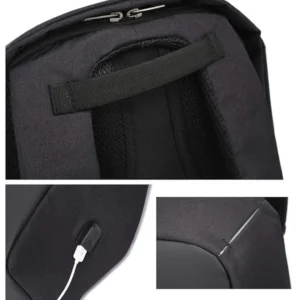 Casual Anti-Theft Backpack with 15.6 Inch Laptop Compartment