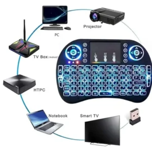 2.4GHz Mini Wireless Keyboard with Touchpad Mouse