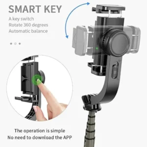 Auto Face Tracking Tripod, 360° Rotation Body Phone