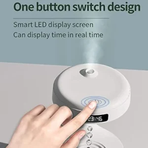 Anti-Gravity Water Droplet Humidifier with LED Display