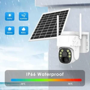 New Solar CCTV Camera | 2MP+2MP |10x Dual Lens Zoom