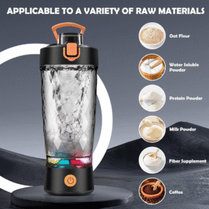 Electric Protein Shaker, 650ml, USB C Rechargeable Electric Protein Shake Mixer.
