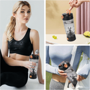 Electric Protein Shaker, 650ml, USB C Rechargeable Electric Protein Shake Mixer.