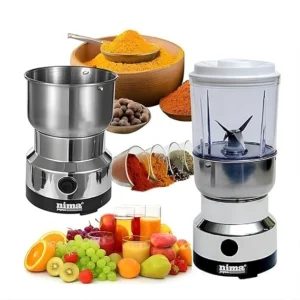 2 in 1 Portable Electric Grinder & Blender for Herbs, Spices, Nuts