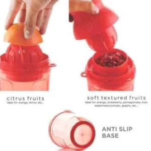 2 in 1 Juicer with Corn Cutter with Unbreakable Material, Plastic Hand Juicer & Corn Cutter