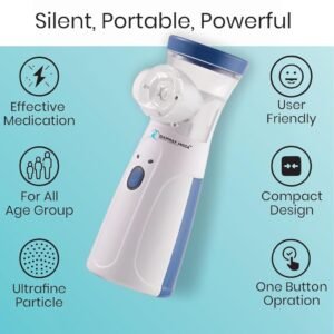 Portable Nebulizer Handheld, One Touch Operation, No Noise
