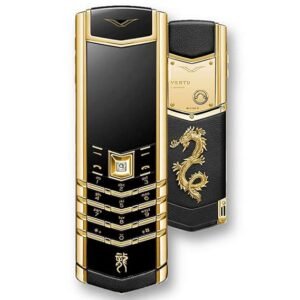 Vertu Signature Gold Dragon Luxury Mobile Phone