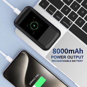 A98Box Bluetooth Earbuds with  Touch Screen Control