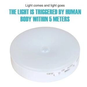 Motion Sensor Rechargeable LED Light Bulb for Home Car